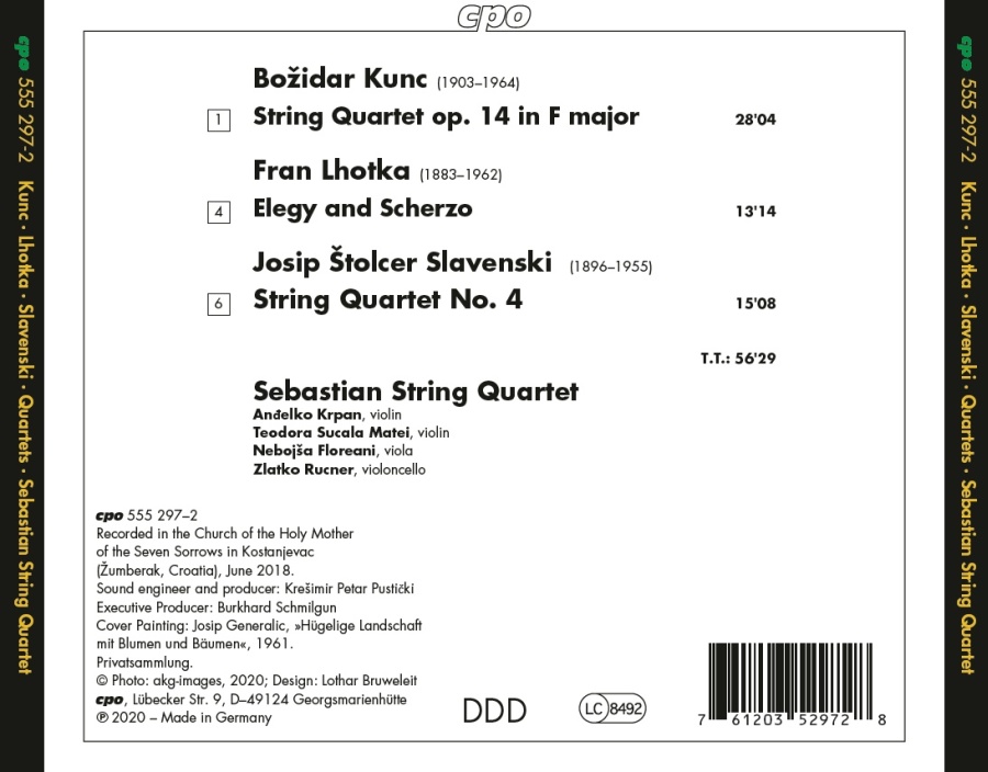 String Quartets by Croatian Composers - slide-1