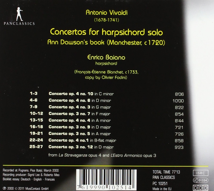 Vivaldi: Concertos for harpsichord solo - slide-1