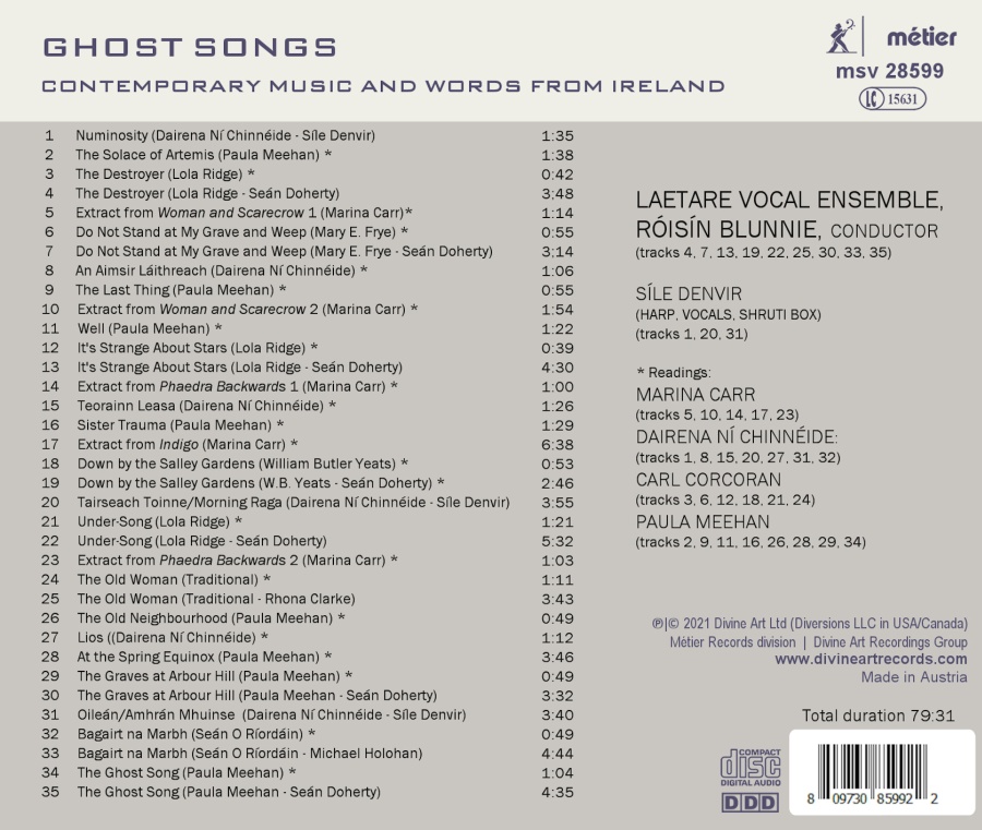 Ghost Songs - Contemporary music and words from Ireland - slide-1