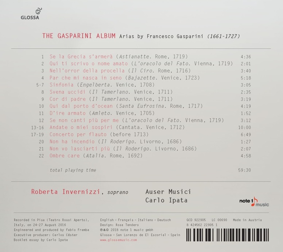 The Gasparini Album - Opera Arias - slide-2