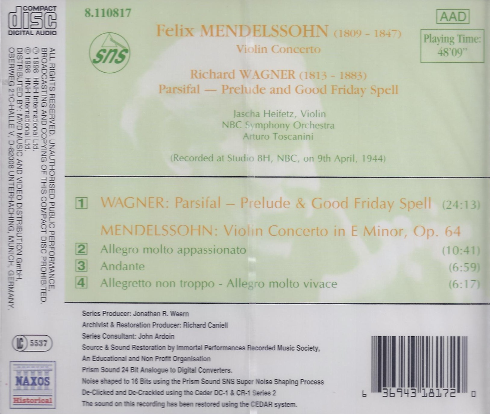 Mendelssohn: Violin Concerto - slide-1
