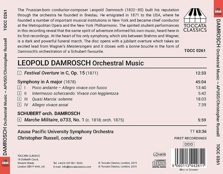 Damrosch: Orchestral Music - slide-1