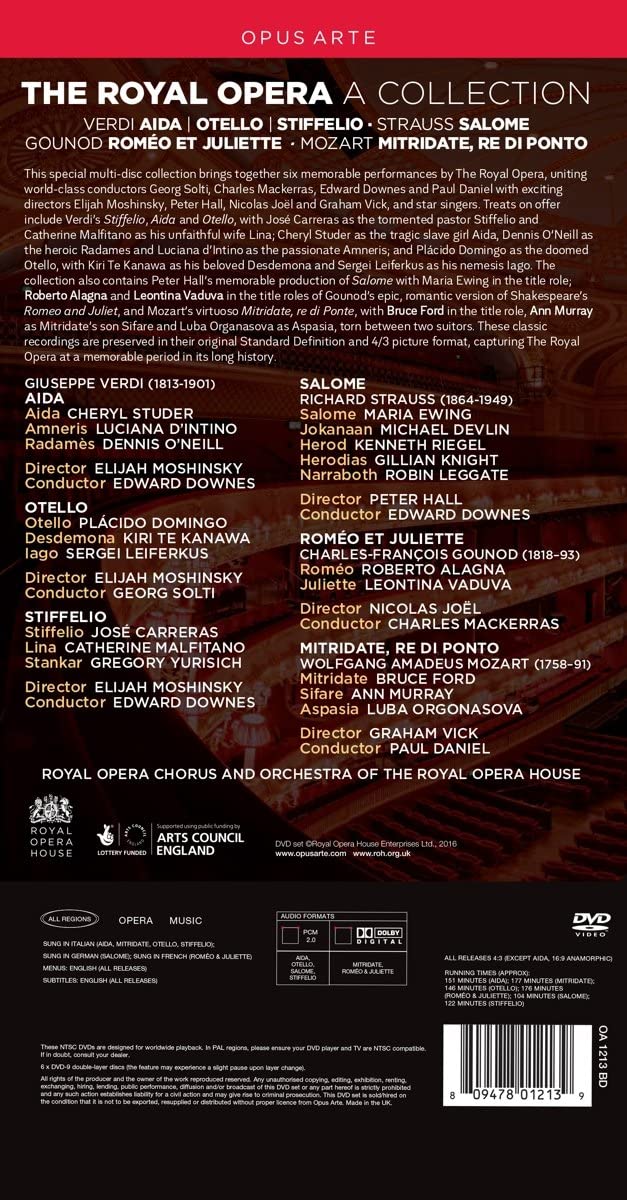 The Royal Opera Collection: Aida; Otello; Stiffelio; Salome; Romeo et Juliette; Mitridate, re di Ponto  - slide-1