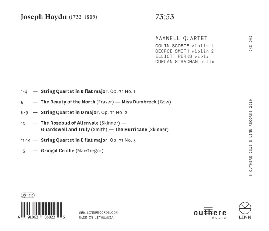 Haydn: Strings Quartets Op. 71 - slide-1