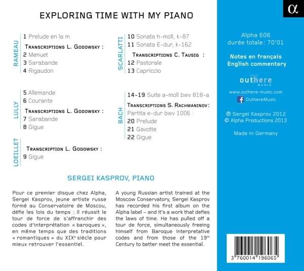 Exploring Time with my Piano - Rameau; Lully; Godowsky; Scarlatti; Bach; Rachmaninov - slide-1