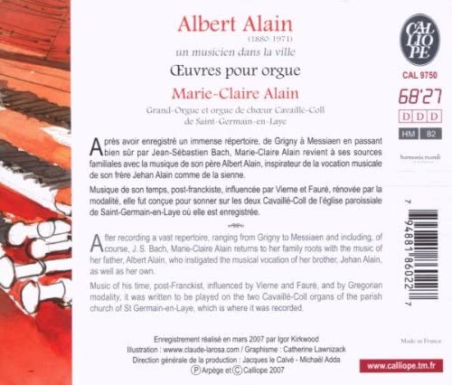 Alain: Organ works - slide-1