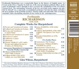 Richardson: Complete Works for Harpsichord - slide-1