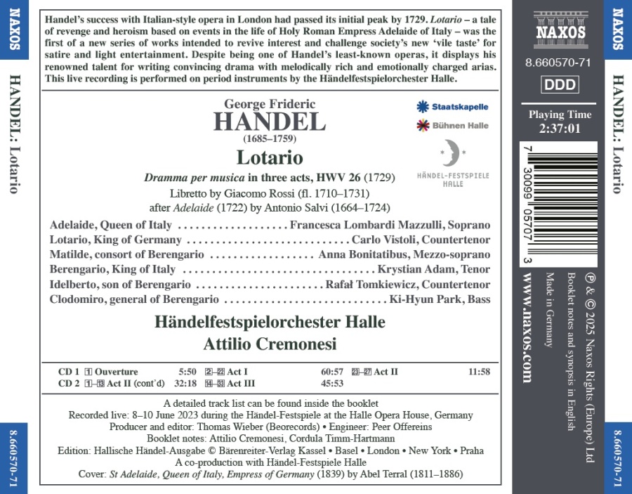 Handel: Lotario - slide-1