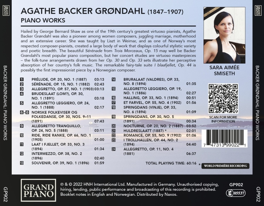 Backer-Grøndahl: Piano Works - slide-1