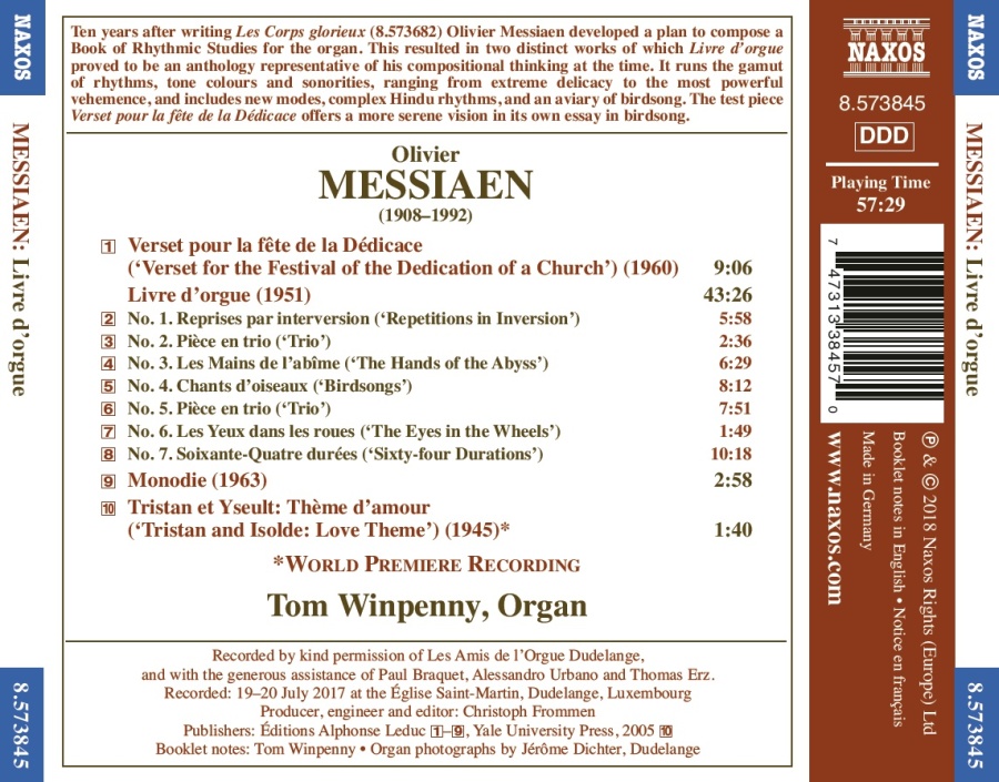Messiaen: Livre d'Orgue - slide-1