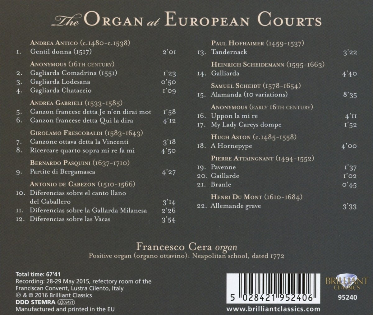 The Organ at European Courts - slide-1