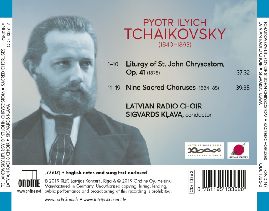 Tchaikovsky: Liturgy of St. John Chrysostom; Nine Sacred Choruses - slide-1