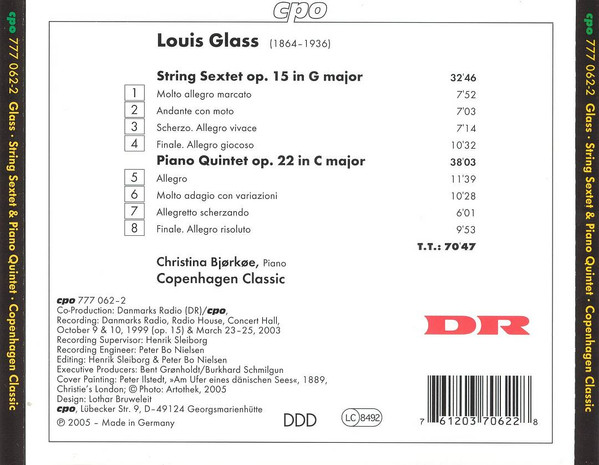 GLASS: String sextet, piano quintet - slide-1