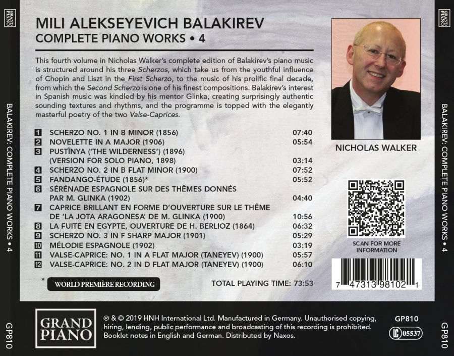 Balakirev: Complete Piano Works Vol. 4 - slide-1