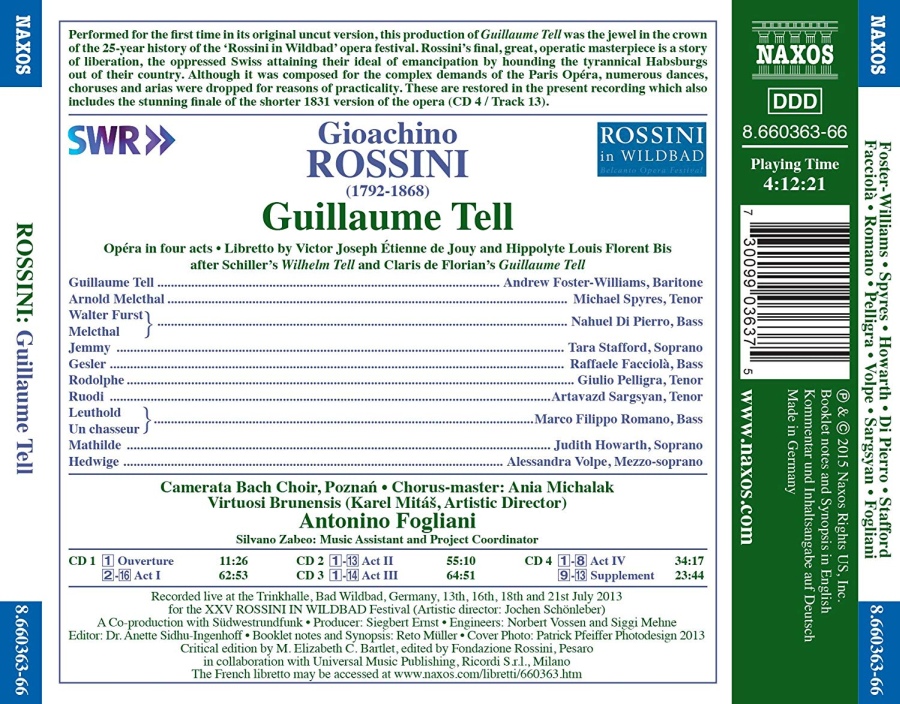 Rossini: Guillaume Tell pierwsze nagranie kompletnej opery - slide-1