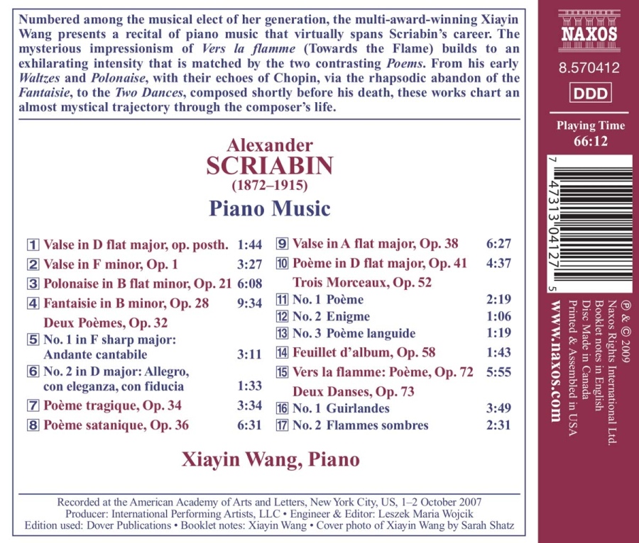 SCRIABIN: Piano Music - Poems, Waltzes, Dances - slide-1