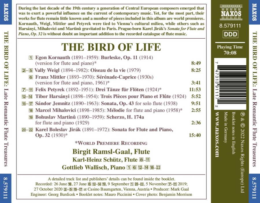 The Bird of Life - Late Romantic Flute Treasures - slide-1