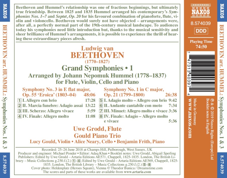 Beethoven: Grand Symphonies Vol. 1 - Nos. 1 and 3 - slide-1