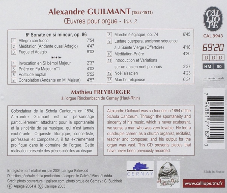 Guilmant: Oeuvres pour orgue vol. 2 - slide-1