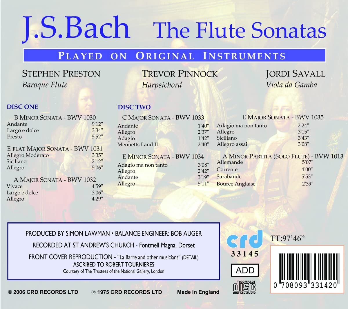 Bach: Flute sonatas BWV 1013,1030-1035 - slide-1