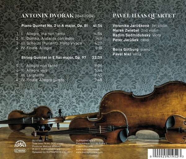 Dvorak: Quintets Op. 81 & 97 - slide-1