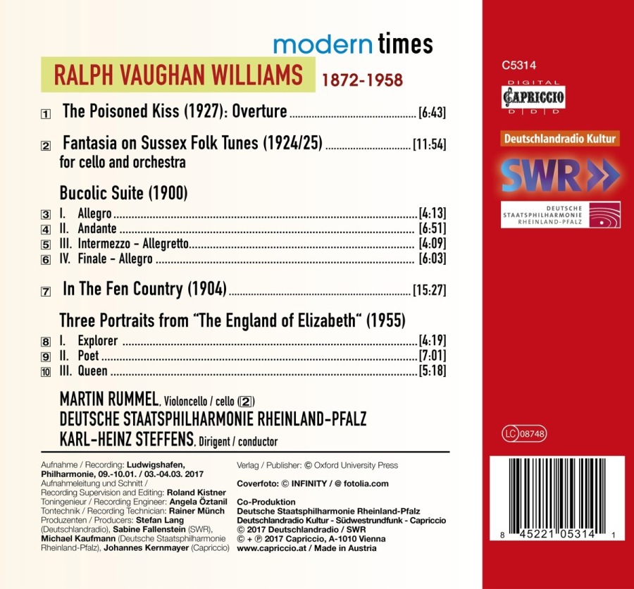  Vaughan Williams: Fantasia on Sussex Folk Tunes and other works - slide-1
