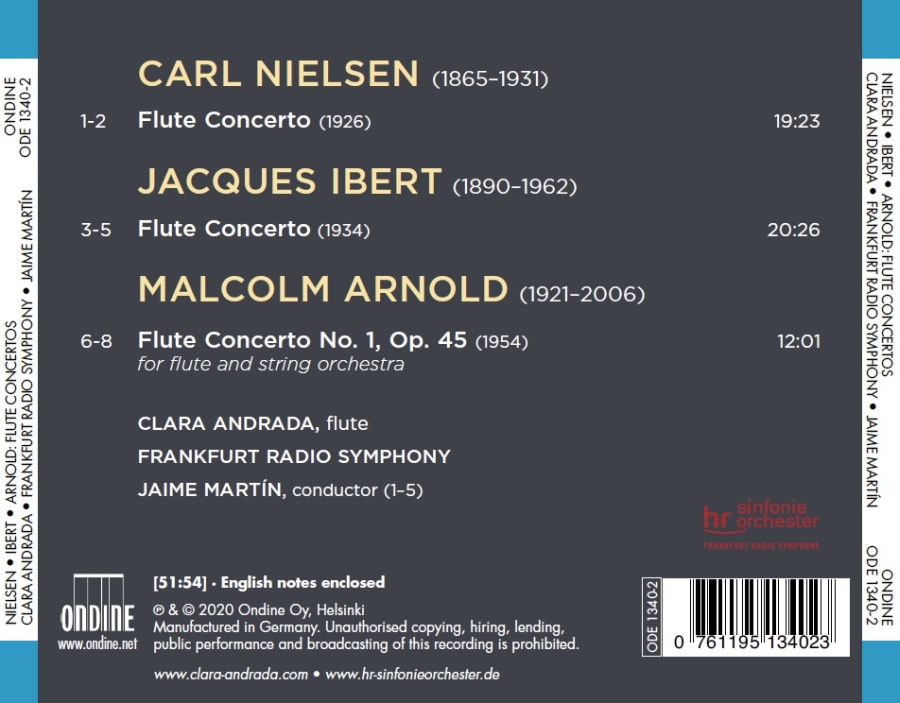 Nielsen/Ibert/Arnold: Flute Concertos - slide-1