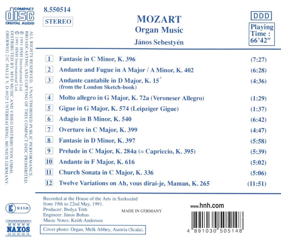 Mozart: Organ Music - slide-1