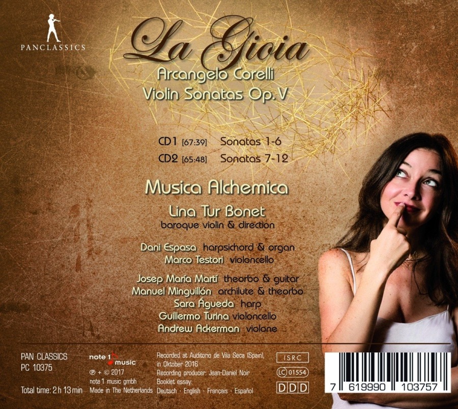 Corelli: La Gioia - Violin Sonatas Op. V - slide-1