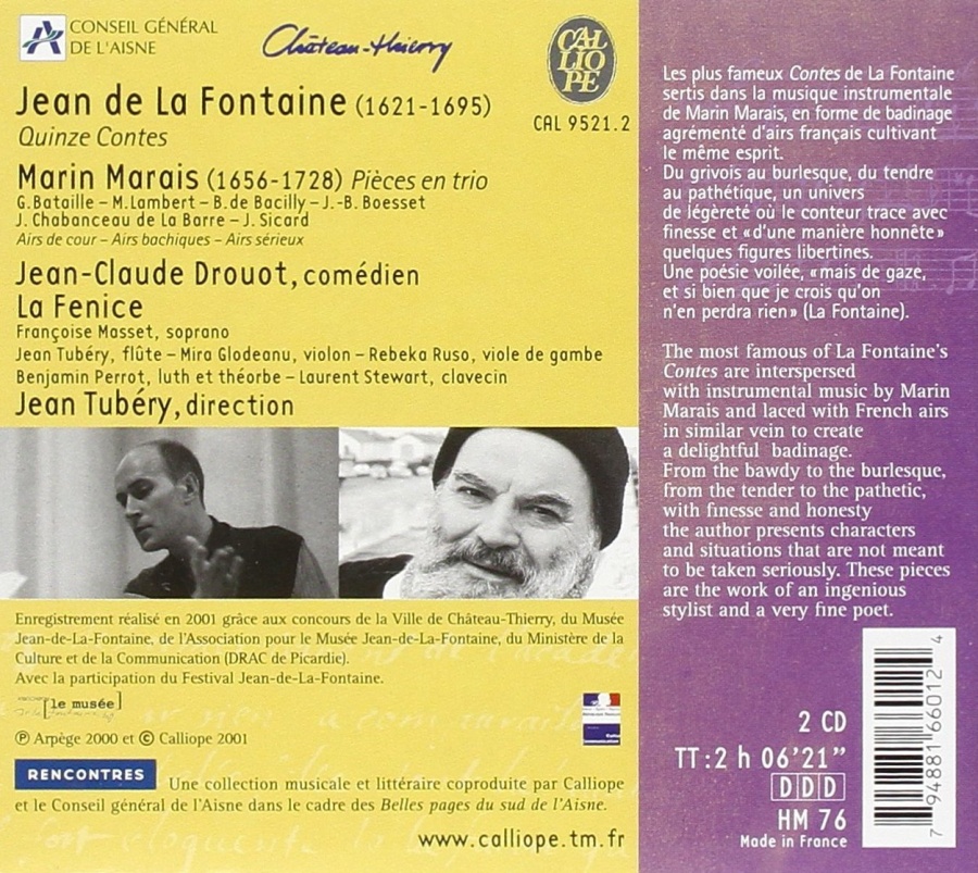 Marais: Pieces en trio; La Fontaine: Contes - slide-1