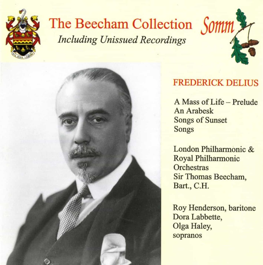 Delius: A Mass of Life Prelude; An Arabesque & Songs of Sunset