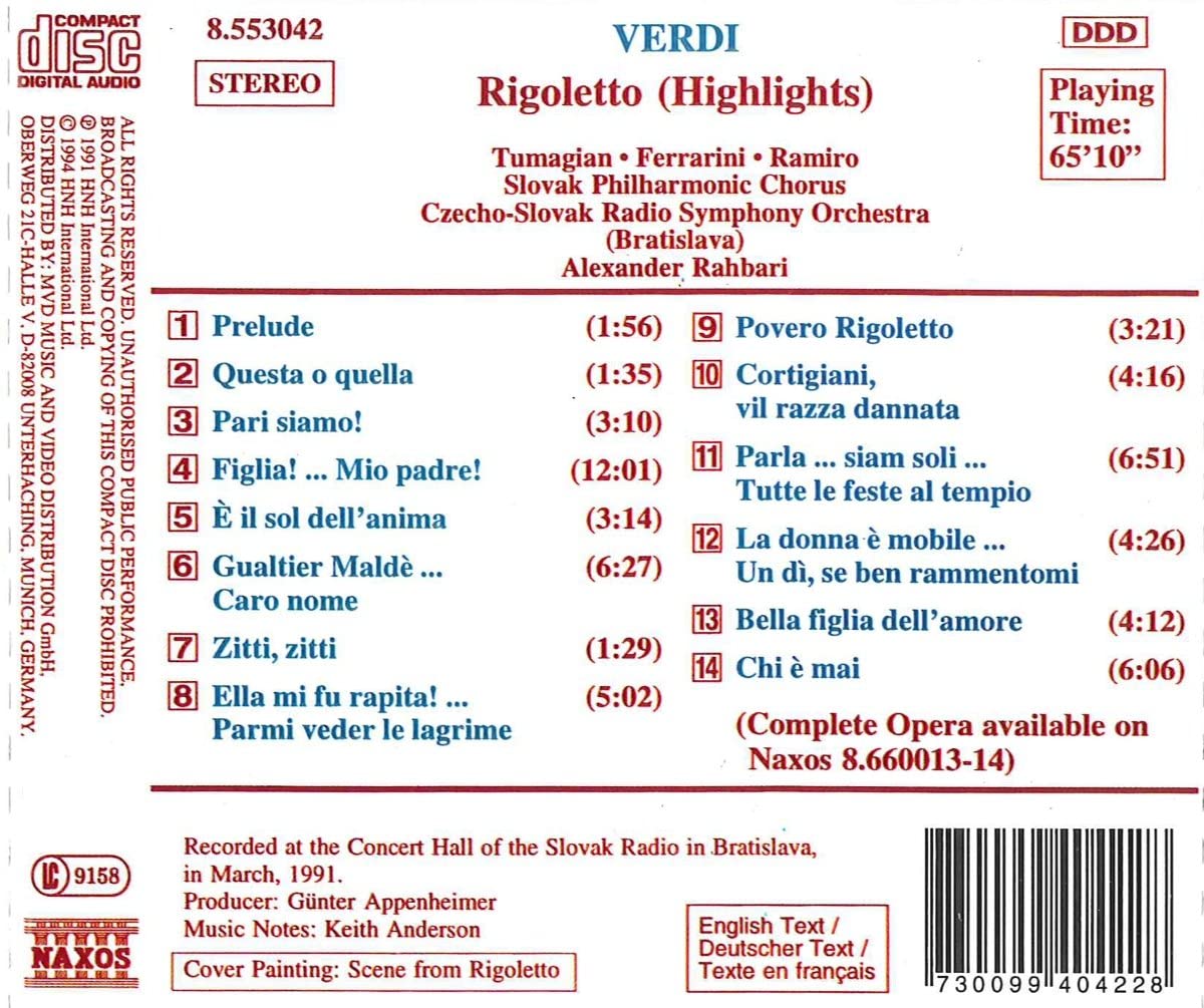 VERDI: Rigoletto (highlights) - slide-1