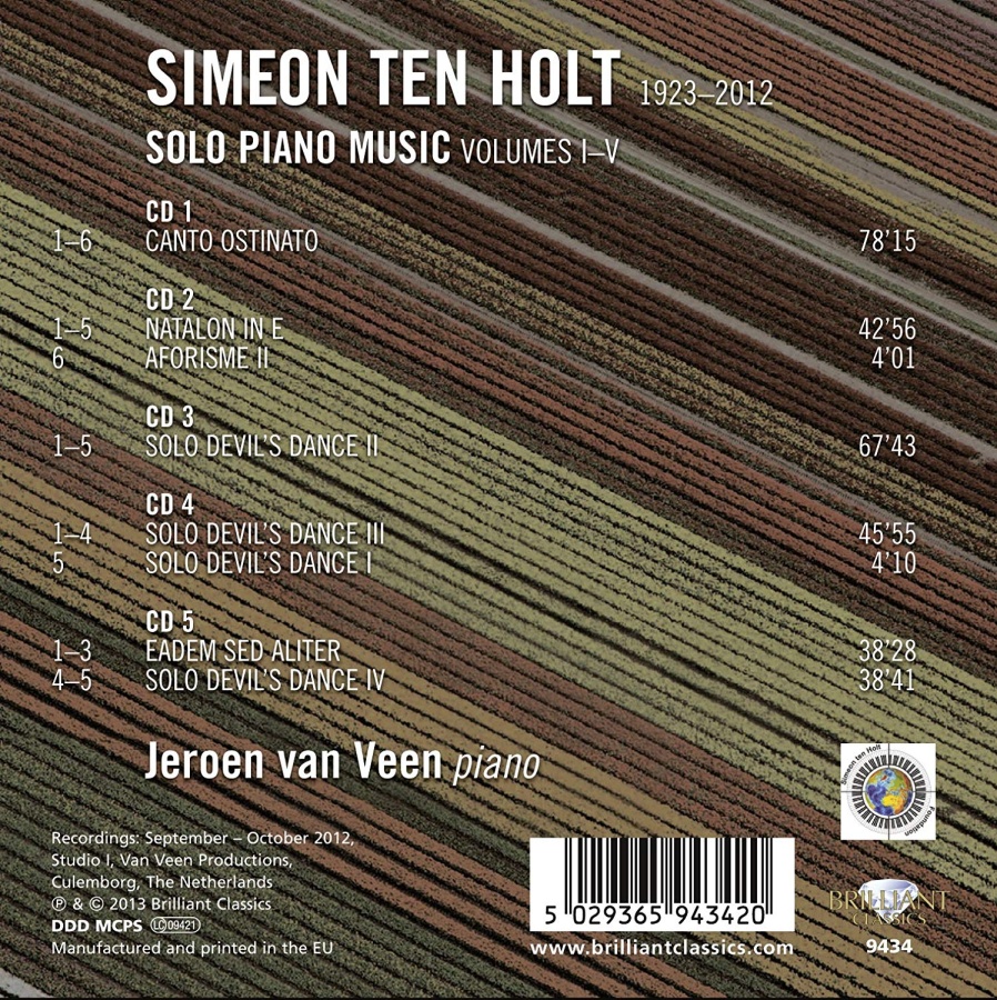 Ten Holt: Solo Piano Music Vol. 1 - 5 - slide-1