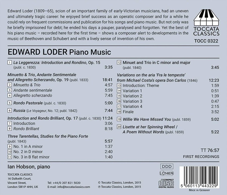Loder: Piano Music - slide-1