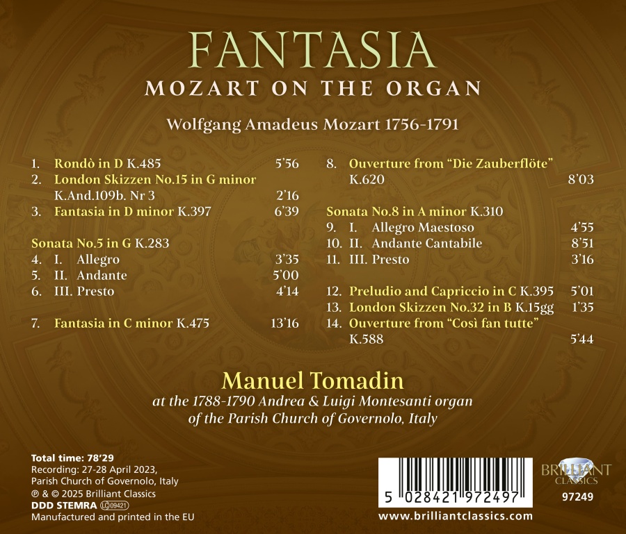 Fantasia - Mozart on the Organ - slide-1