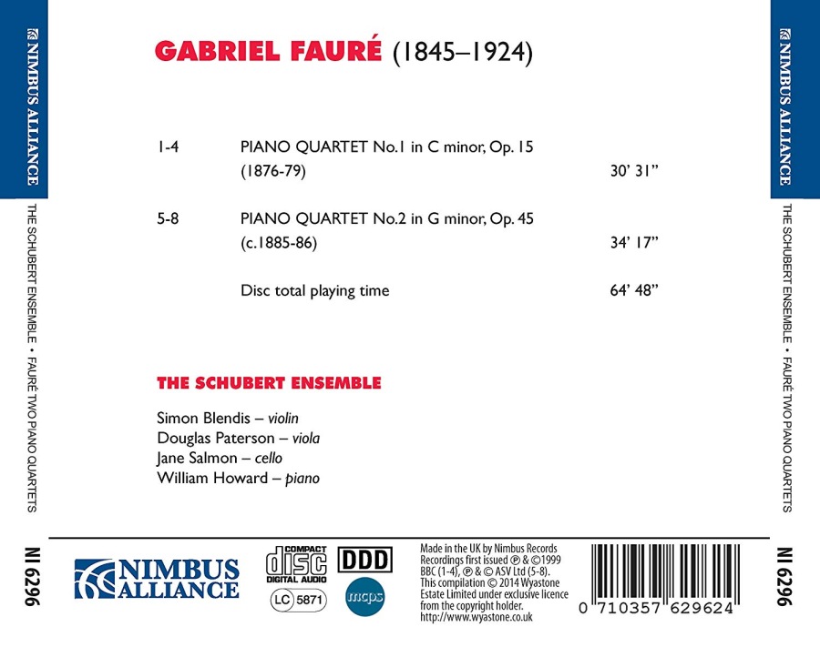 Fauré: The Two Piano Quartets - slide-1