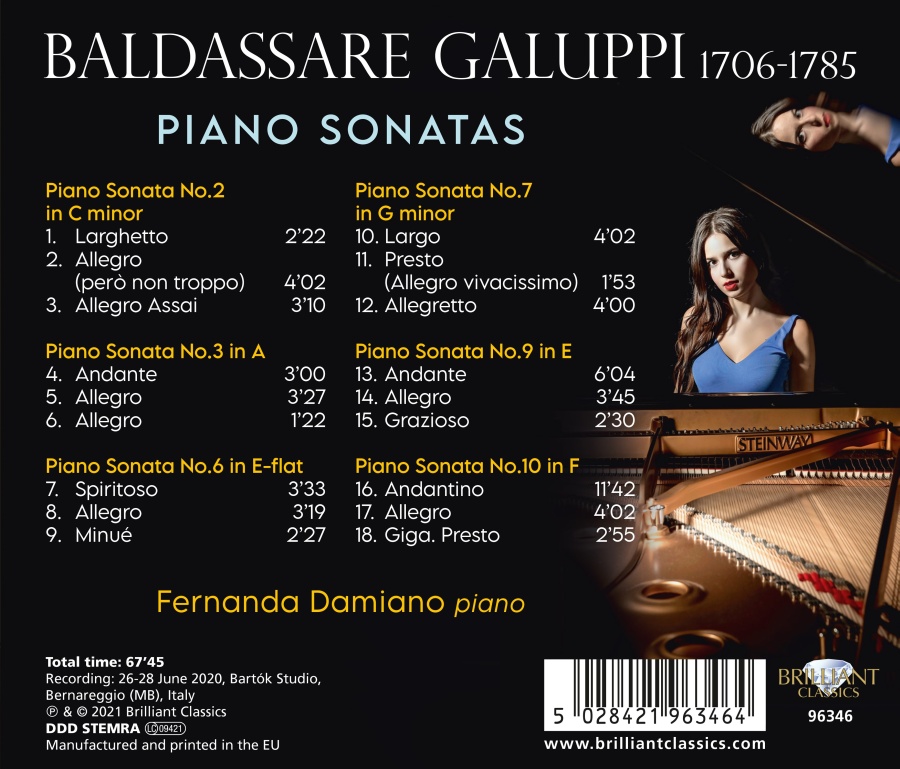 Galuppi: Piano Sonatas - slide-1