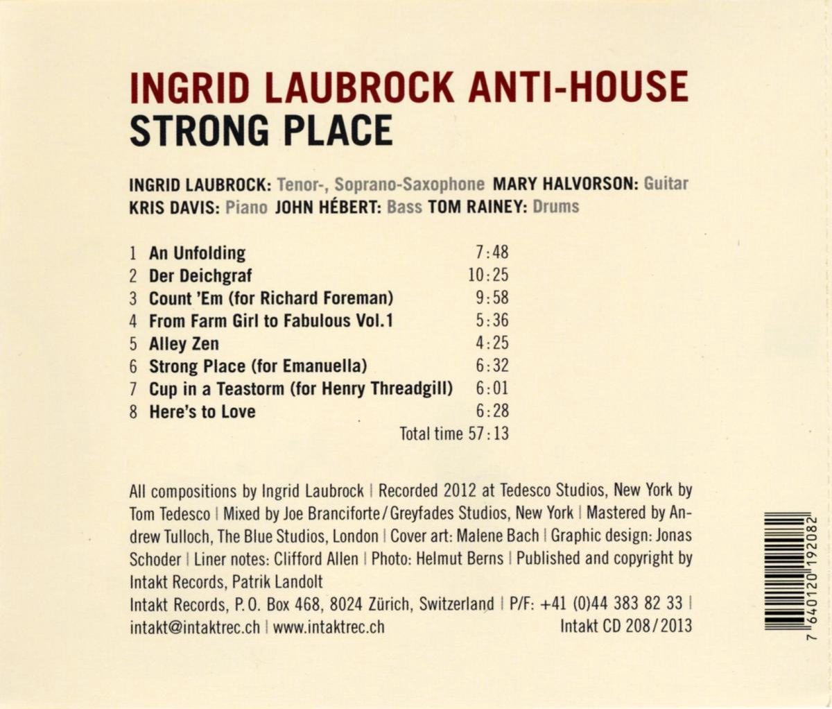 Ingrid Laubrock: Strong Place - slide-1