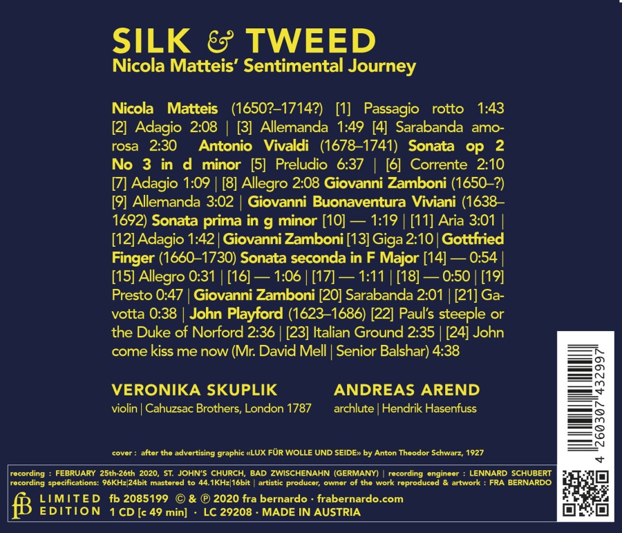 Silk & Tweed - Nicola Matteis‘ Sentimental Journey - slide-1