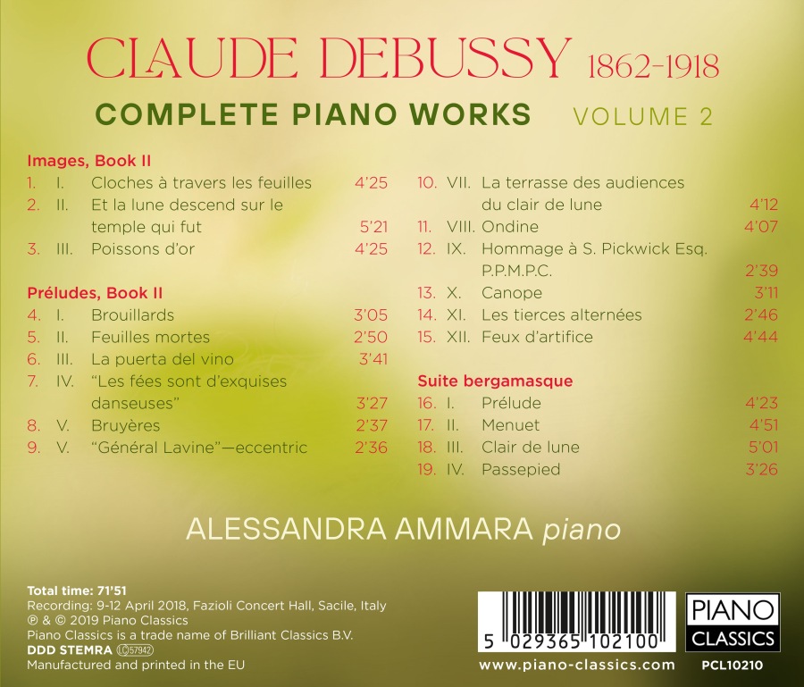 Debussy: Comlete Piano Works Vol. 2 - slide-1