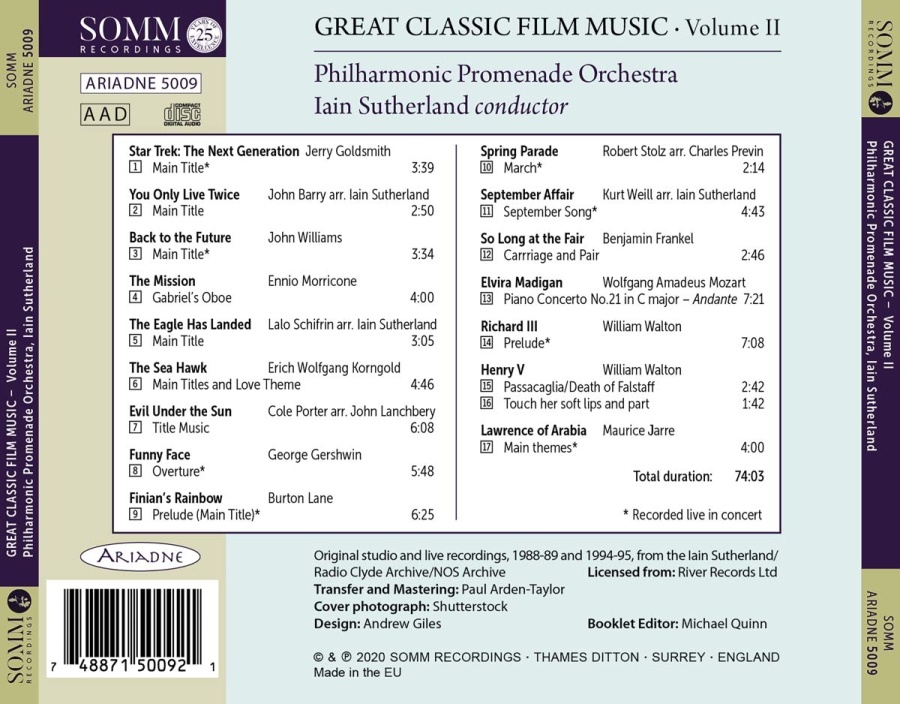 Great Classic Film Music, Volume II - slide-1