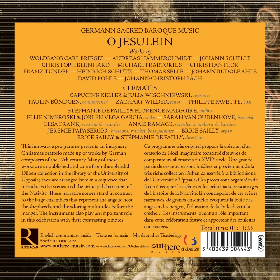O Jesulein... A German Baroque Christmas Oratorio - slide-1