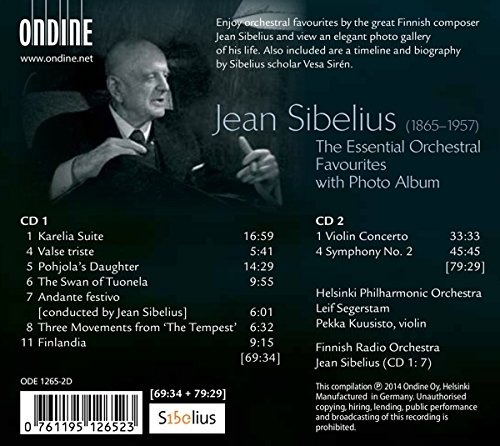 Sibelius: Orchestral Favourites - Karelia Valse triste, Pohjola’s Daughter, The Swan of Tuonela, Finlandia, Violin Concerto ,Symphony No. 2 - slide-1