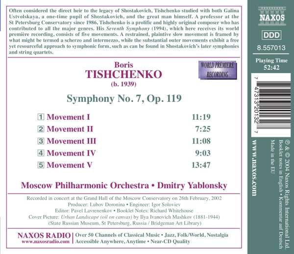 TISHCHENKO: Symphony No. 7, Op.119 - slide-1