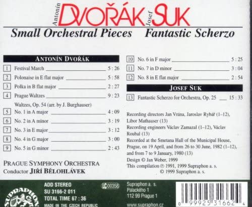 Dvorak / Suk: Small Orchestral Pieces - slide-1