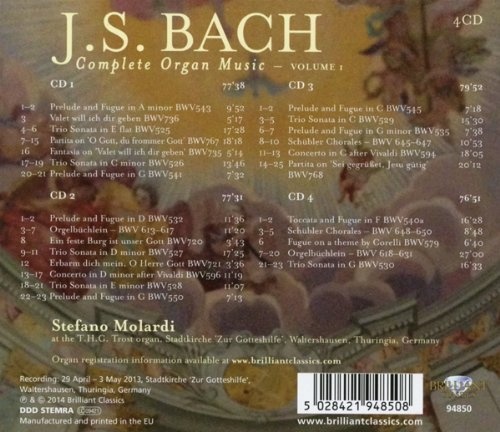Bach: Complete Organ Music, Vol. 1 - slide-1