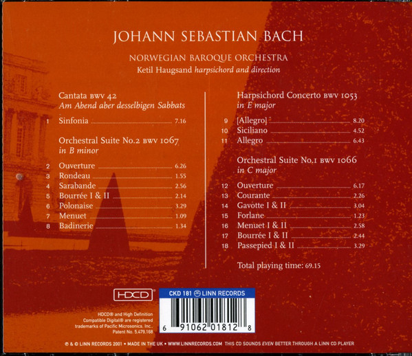 Bach: Orchestral Suites and Harpsichord Concerto - slide-1