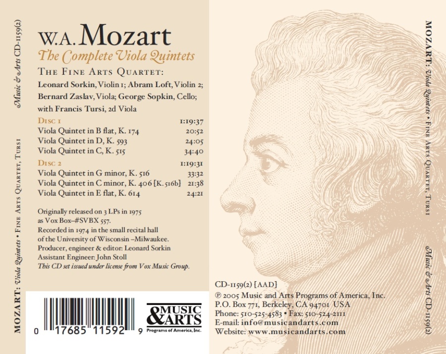 Mozart: Viola Quintets - slide-1