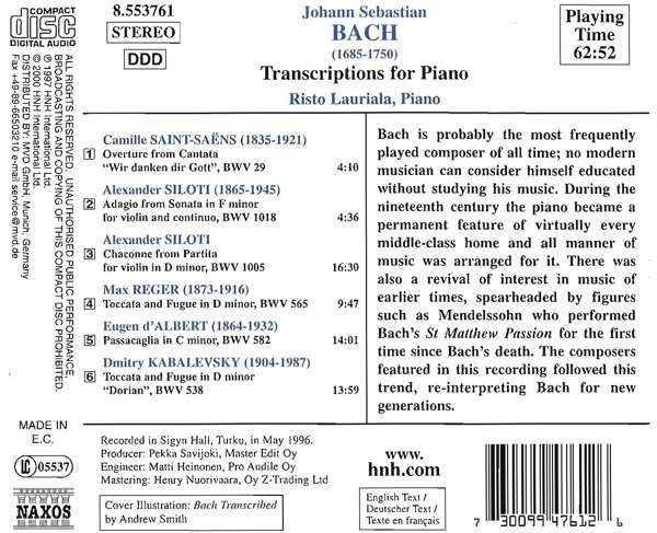 Bach Transcriptions for Piano - slide-1