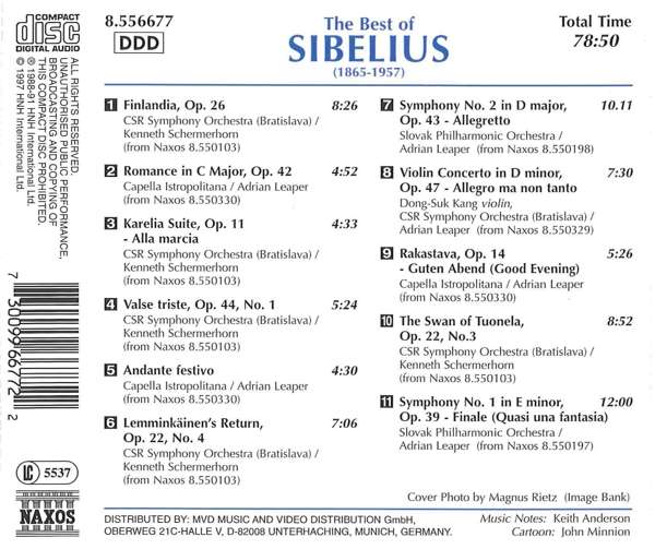 THE BEST OF SIBELIUS - slide-1